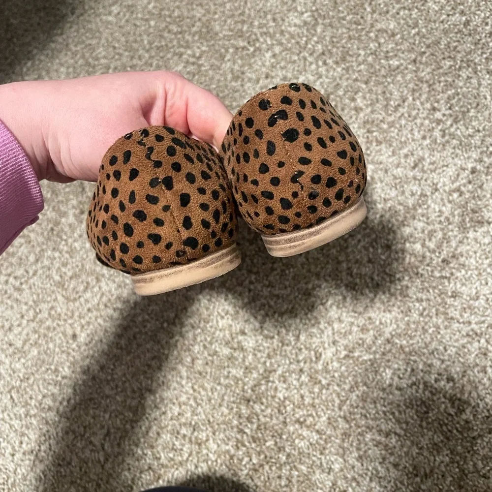 Brown and Black Flats